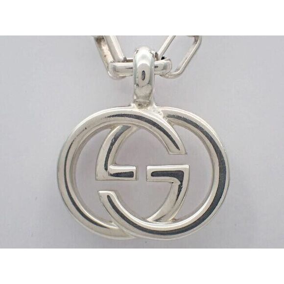 Gucci G Logos Link Chain Necklace 20' #139036G24B - Picture 2 of 9